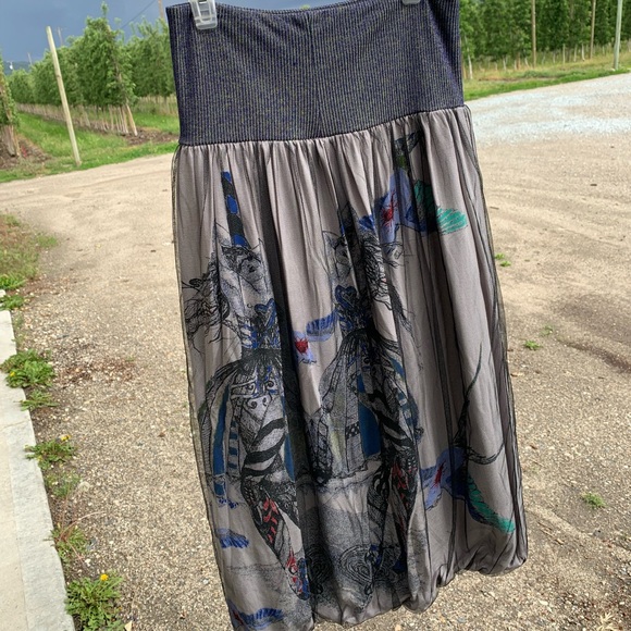 NWT Dress/Skirt combo comes with collar in the colour BLUE - Picture 8 of 16